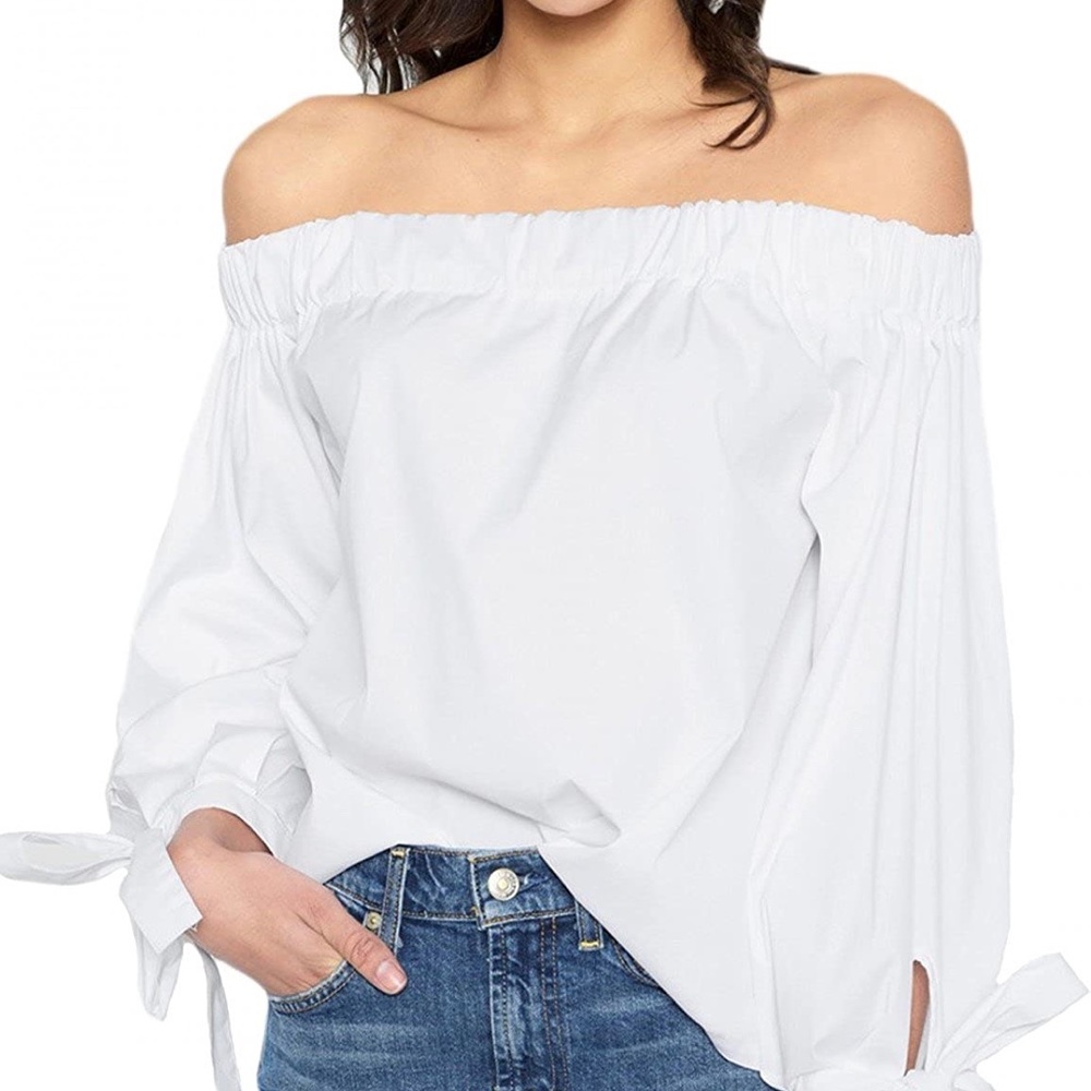 7 for all mankind Off shoulder blouse